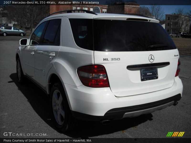 Alabaster White / Macadamia 2007 Mercedes-Benz ML 350 4Matic