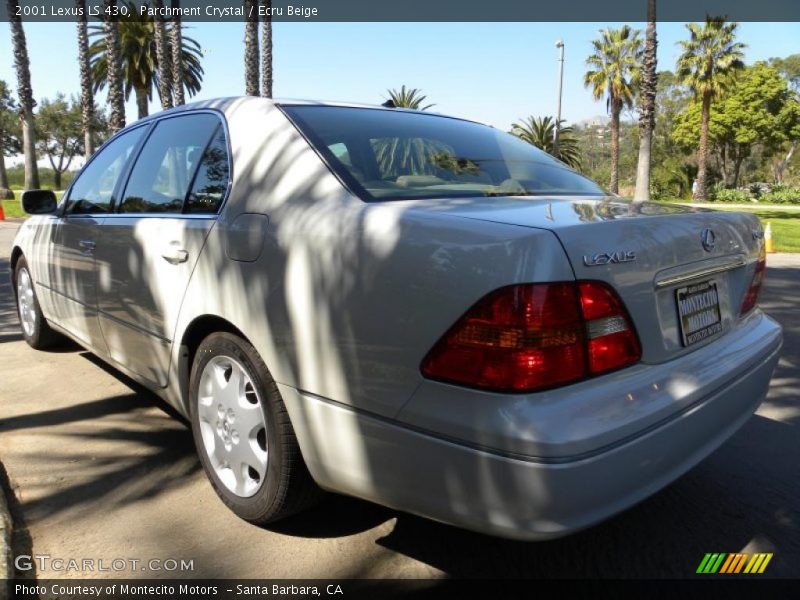Parchment Crystal / Ecru Beige 2001 Lexus LS 430