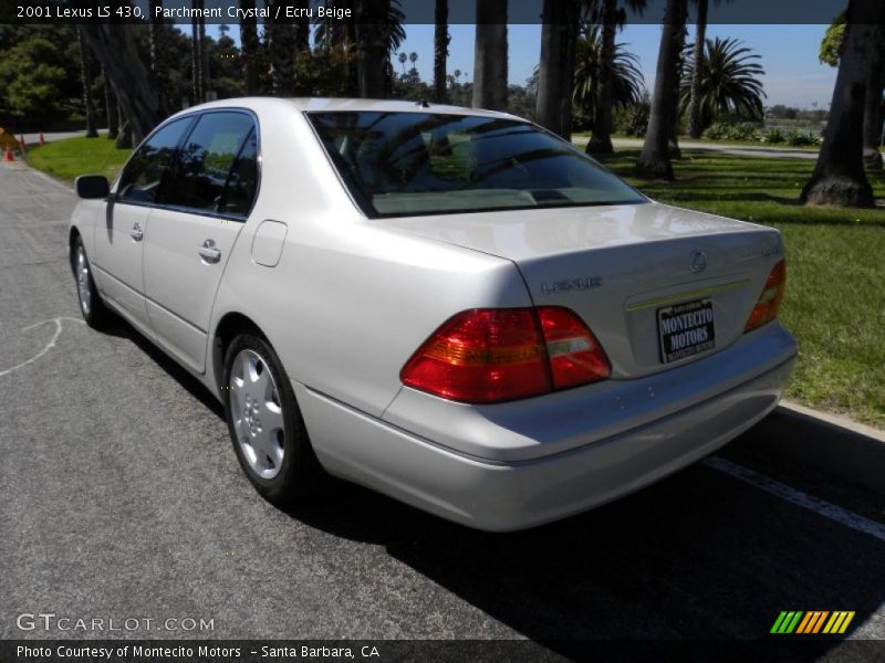 Parchment Crystal / Ecru Beige 2001 Lexus LS 430