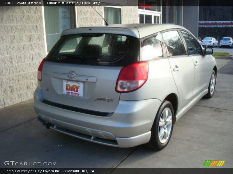 Lunar Mist Metallic / Dark Gray 2003 Toyota Matrix XR