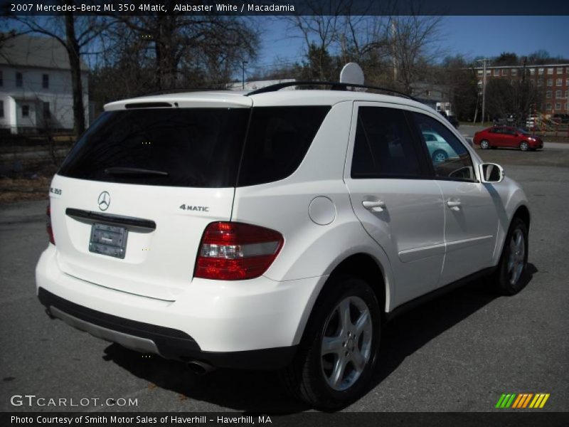 Alabaster White / Macadamia 2007 Mercedes-Benz ML 350 4Matic