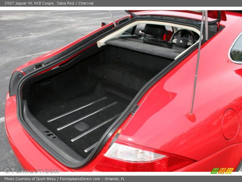 Salsa Red / Charcoal 2007 Jaguar XK XK8 Coupe