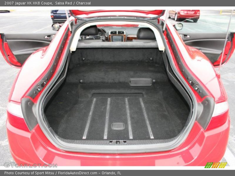 Salsa Red / Charcoal 2007 Jaguar XK XK8 Coupe