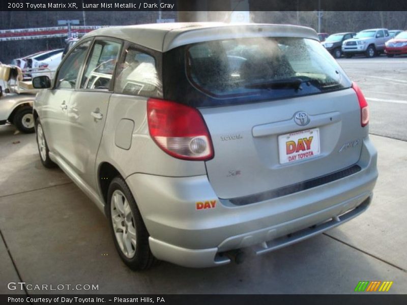 Lunar Mist Metallic / Dark Gray 2003 Toyota Matrix XR