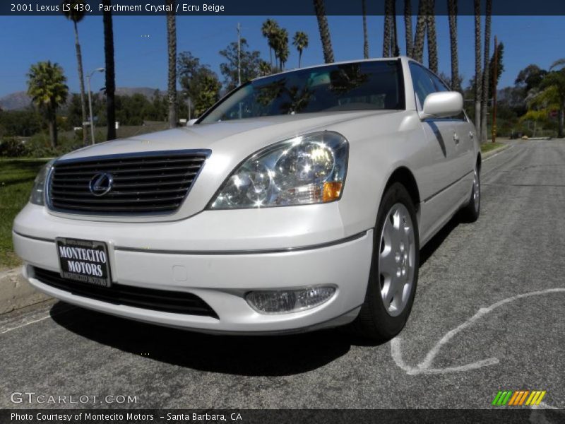Parchment Crystal / Ecru Beige 2001 Lexus LS 430
