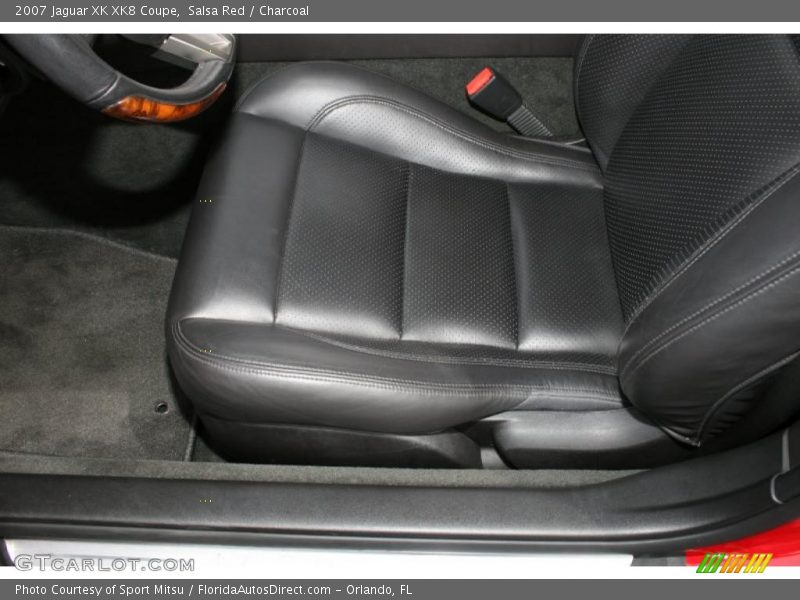 Salsa Red / Charcoal 2007 Jaguar XK XK8 Coupe
