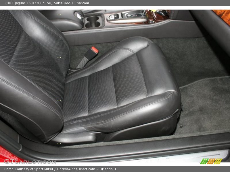Salsa Red / Charcoal 2007 Jaguar XK XK8 Coupe
