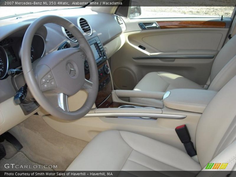 Alabaster White / Macadamia 2007 Mercedes-Benz ML 350 4Matic