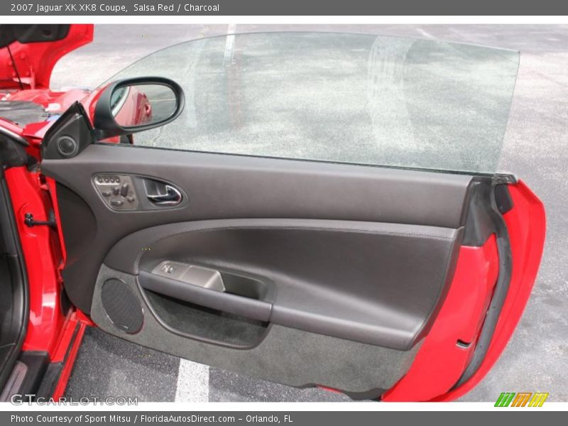 Salsa Red / Charcoal 2007 Jaguar XK XK8 Coupe