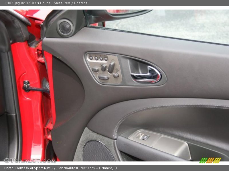 Salsa Red / Charcoal 2007 Jaguar XK XK8 Coupe