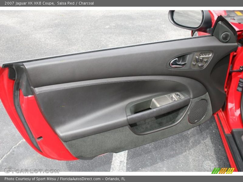 Salsa Red / Charcoal 2007 Jaguar XK XK8 Coupe