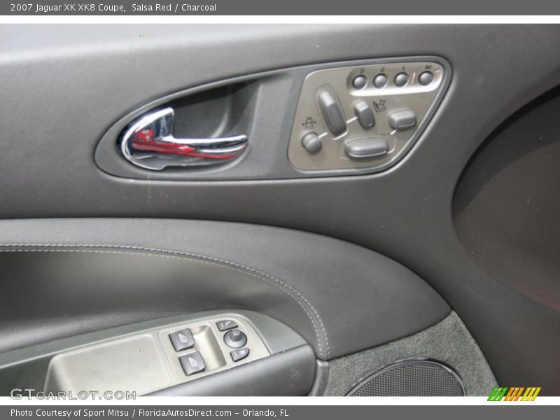 Salsa Red / Charcoal 2007 Jaguar XK XK8 Coupe