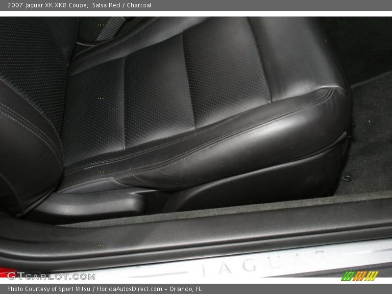 Salsa Red / Charcoal 2007 Jaguar XK XK8 Coupe