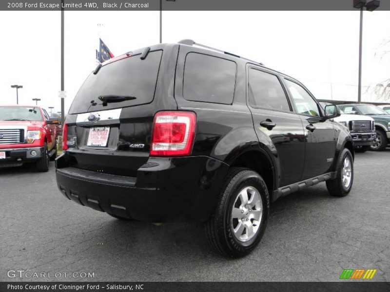 Black / Charcoal 2008 Ford Escape Limited 4WD