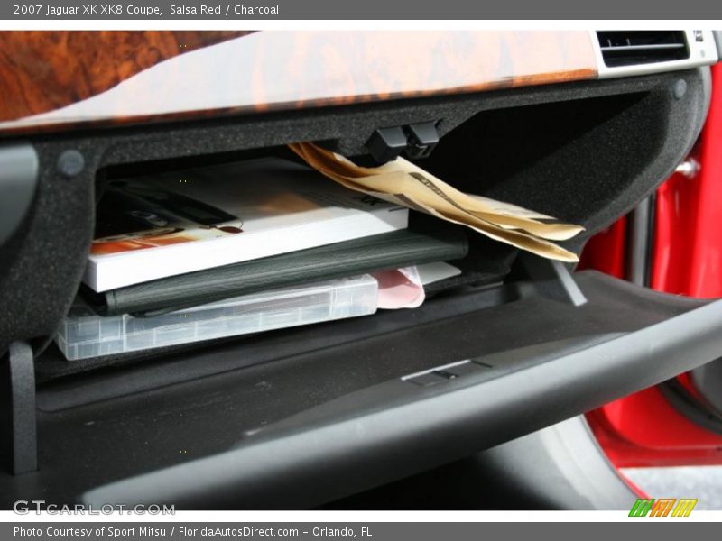 Salsa Red / Charcoal 2007 Jaguar XK XK8 Coupe