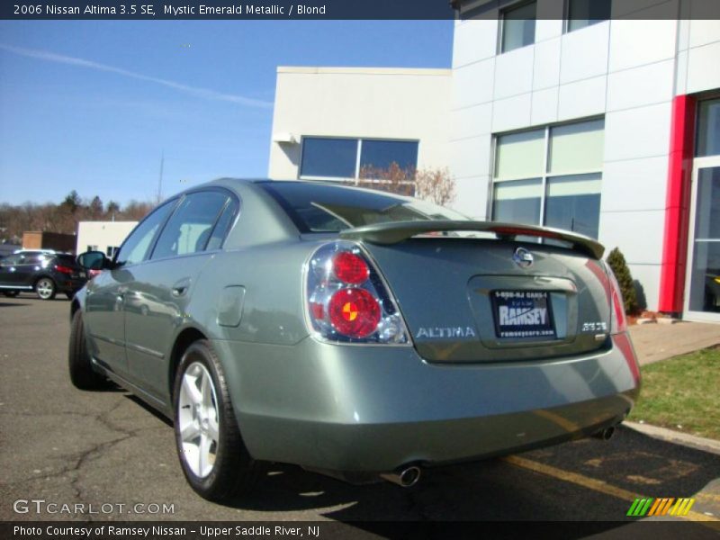 Mystic Emerald Metallic / Blond 2006 Nissan Altima 3.5 SE