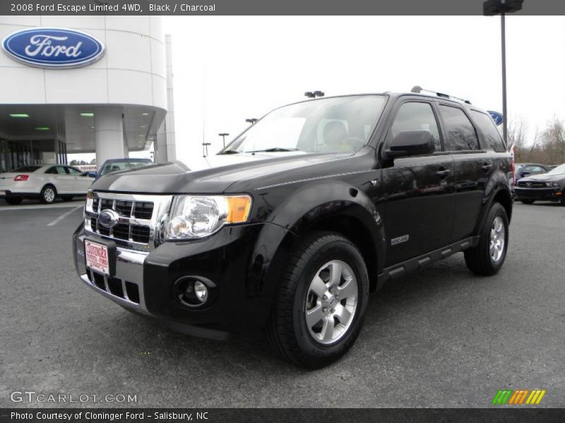 Black / Charcoal 2008 Ford Escape Limited 4WD