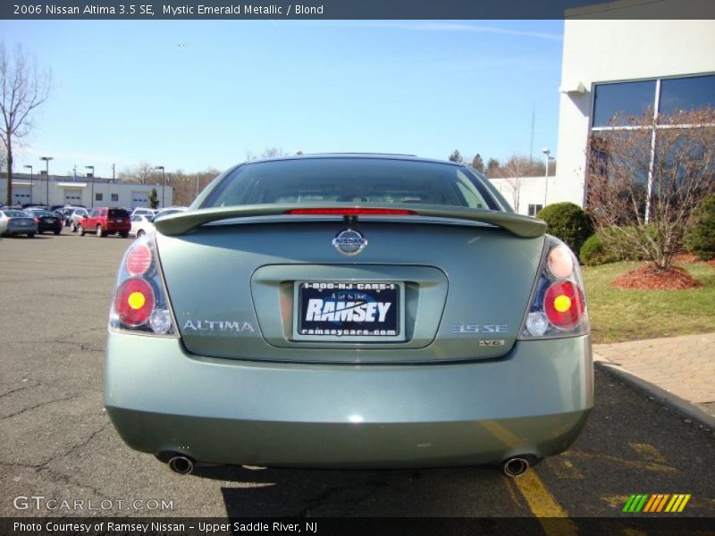 Mystic Emerald Metallic / Blond 2006 Nissan Altima 3.5 SE