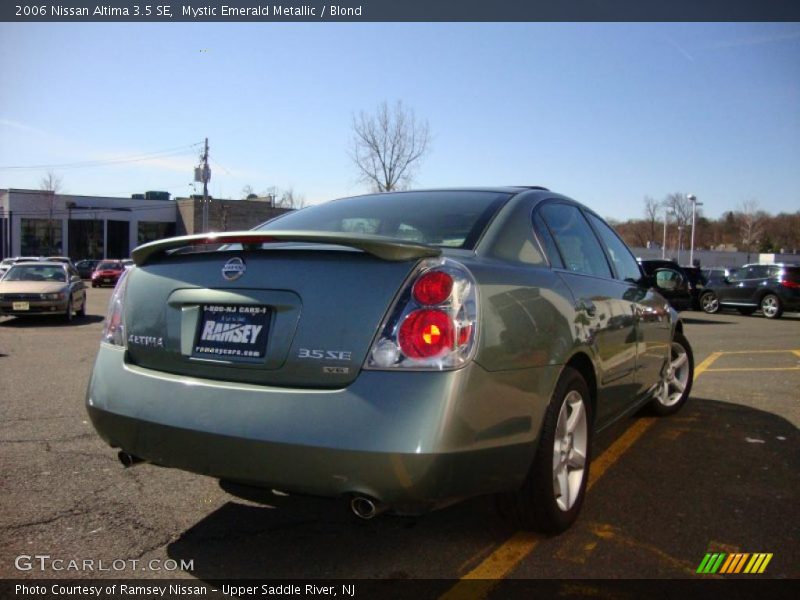 Mystic Emerald Metallic / Blond 2006 Nissan Altima 3.5 SE