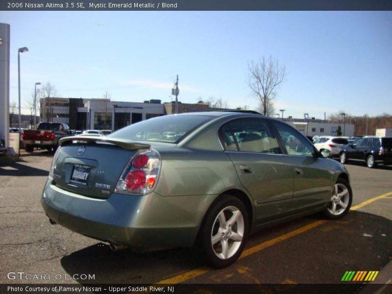 Mystic Emerald Metallic / Blond 2006 Nissan Altima 3.5 SE