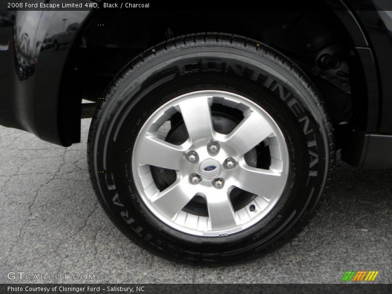 Black / Charcoal 2008 Ford Escape Limited 4WD