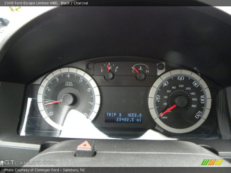 Black / Charcoal 2008 Ford Escape Limited 4WD