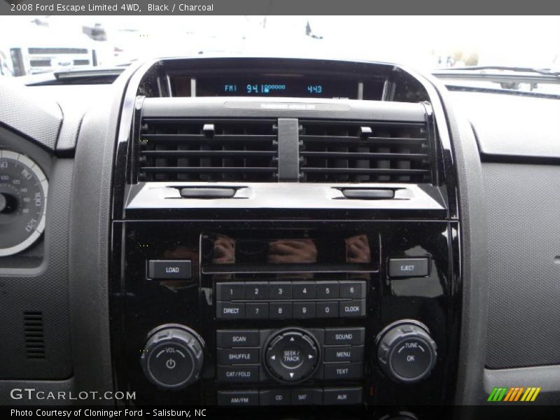 Black / Charcoal 2008 Ford Escape Limited 4WD