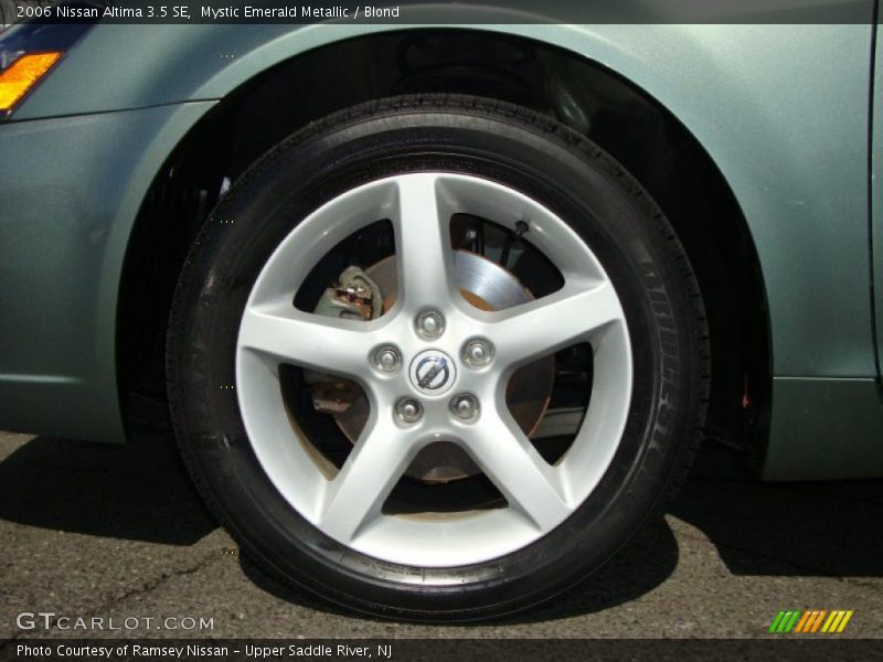 Mystic Emerald Metallic / Blond 2006 Nissan Altima 3.5 SE