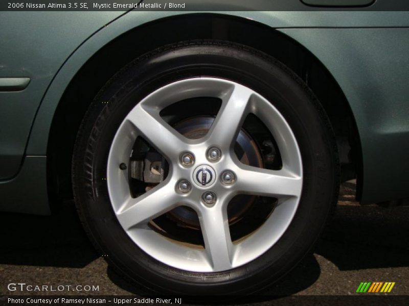 Mystic Emerald Metallic / Blond 2006 Nissan Altima 3.5 SE