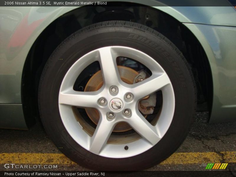 Mystic Emerald Metallic / Blond 2006 Nissan Altima 3.5 SE