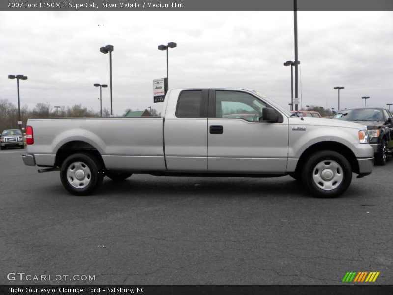 Silver Metallic / Medium Flint 2007 Ford F150 XLT SuperCab