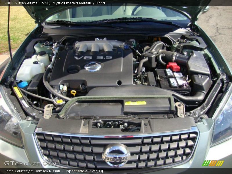 Mystic Emerald Metallic / Blond 2006 Nissan Altima 3.5 SE