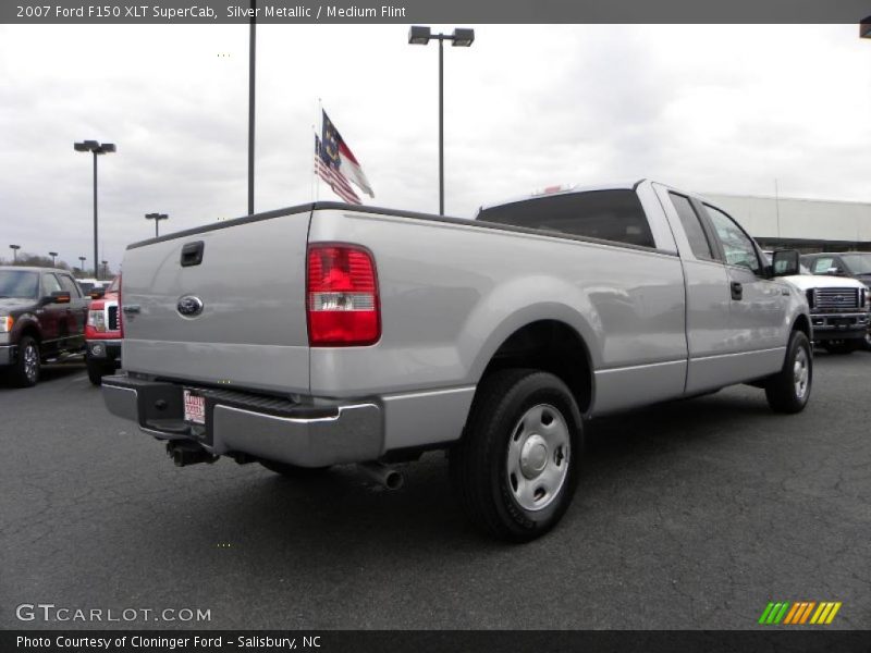 Silver Metallic / Medium Flint 2007 Ford F150 XLT SuperCab