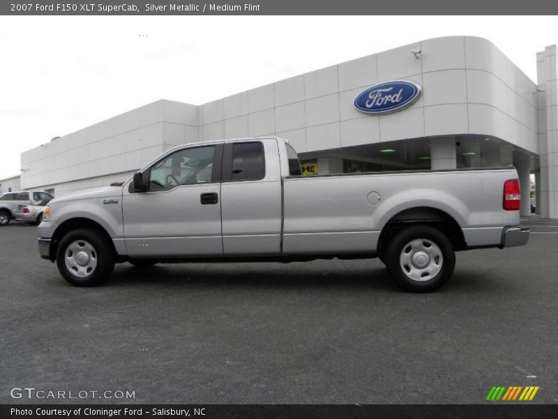 Silver Metallic / Medium Flint 2007 Ford F150 XLT SuperCab