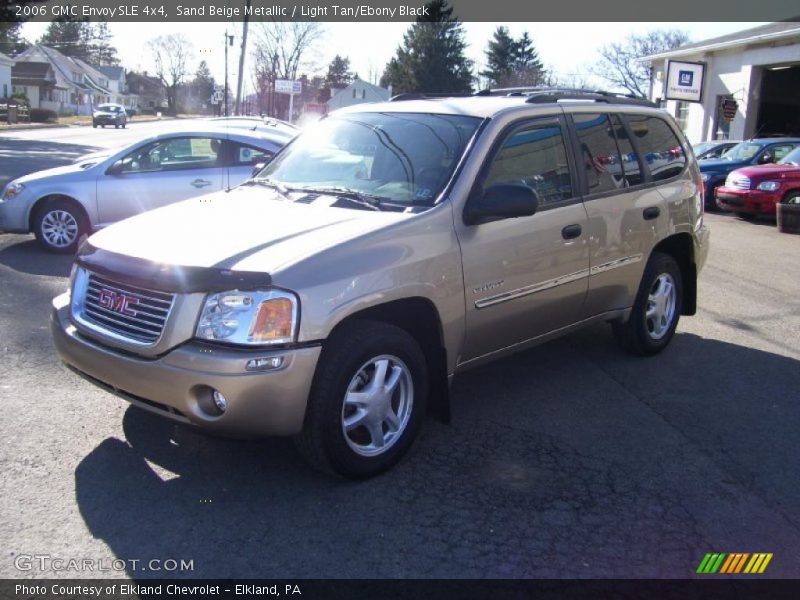 Sand Beige Metallic / Light Tan/Ebony Black 2006 GMC Envoy SLE 4x4