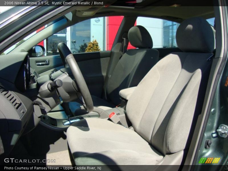 Mystic Emerald Metallic / Blond 2006 Nissan Altima 3.5 SE
