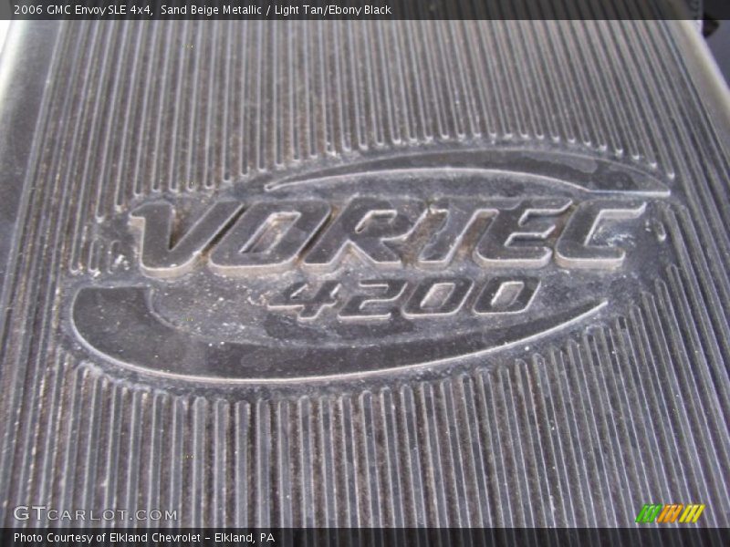 Sand Beige Metallic / Light Tan/Ebony Black 2006 GMC Envoy SLE 4x4