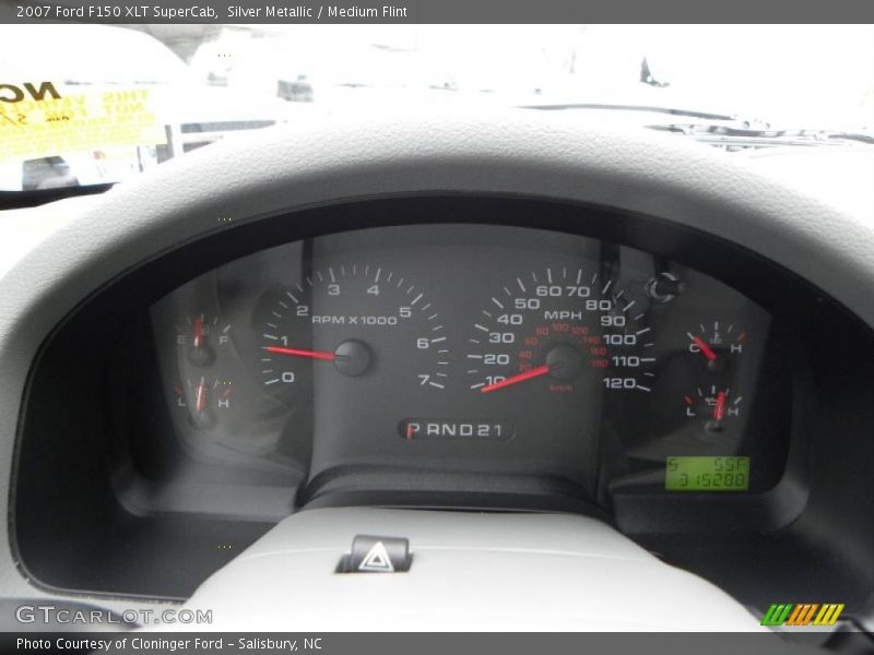Silver Metallic / Medium Flint 2007 Ford F150 XLT SuperCab