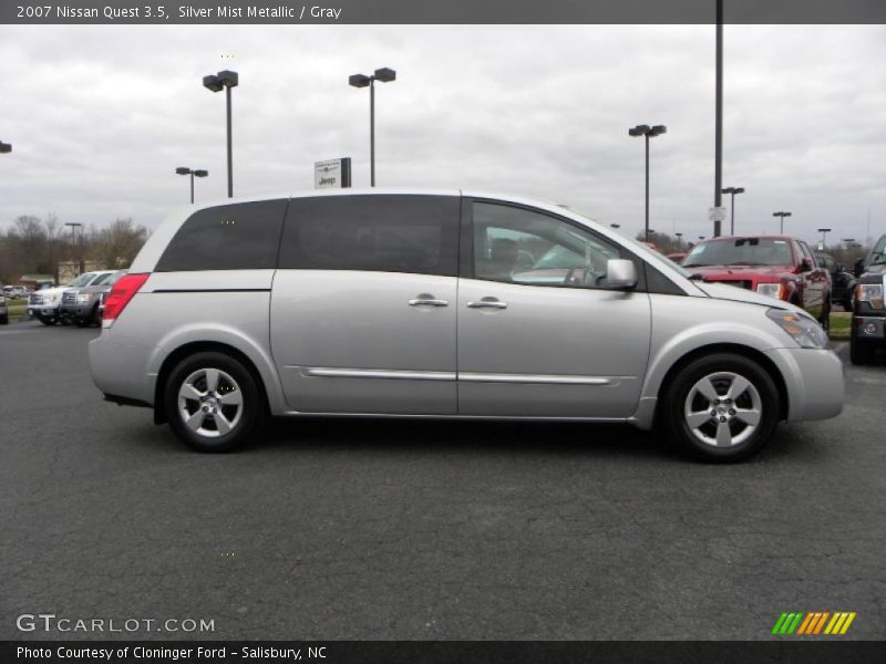 Silver Mist Metallic / Gray 2007 Nissan Quest 3.5