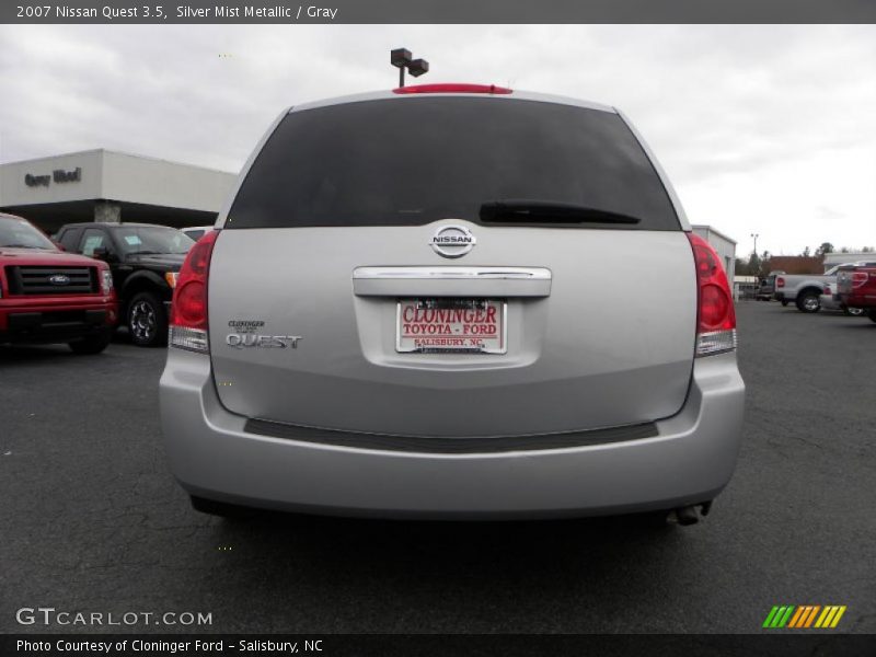 Silver Mist Metallic / Gray 2007 Nissan Quest 3.5