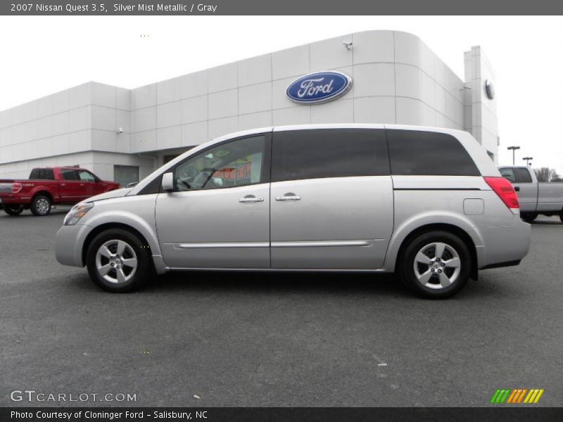 Silver Mist Metallic / Gray 2007 Nissan Quest 3.5