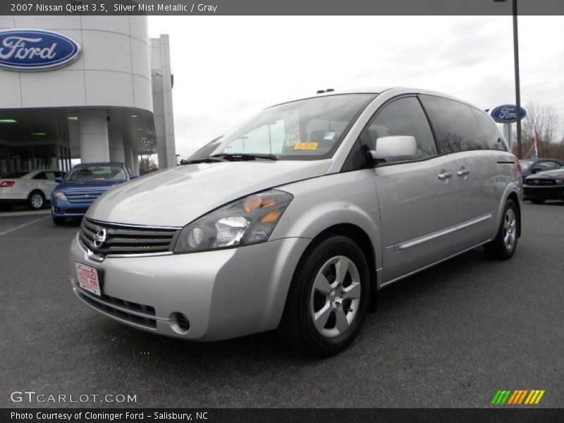 Silver Mist Metallic / Gray 2007 Nissan Quest 3.5
