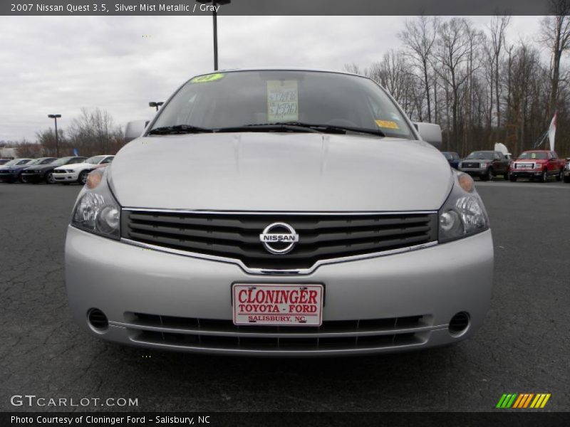 Silver Mist Metallic / Gray 2007 Nissan Quest 3.5