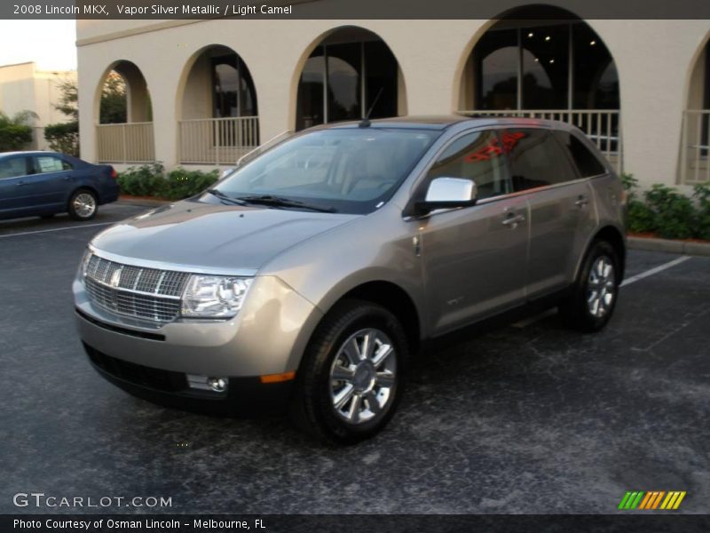 Vapor Silver Metallic / Light Camel 2008 Lincoln MKX