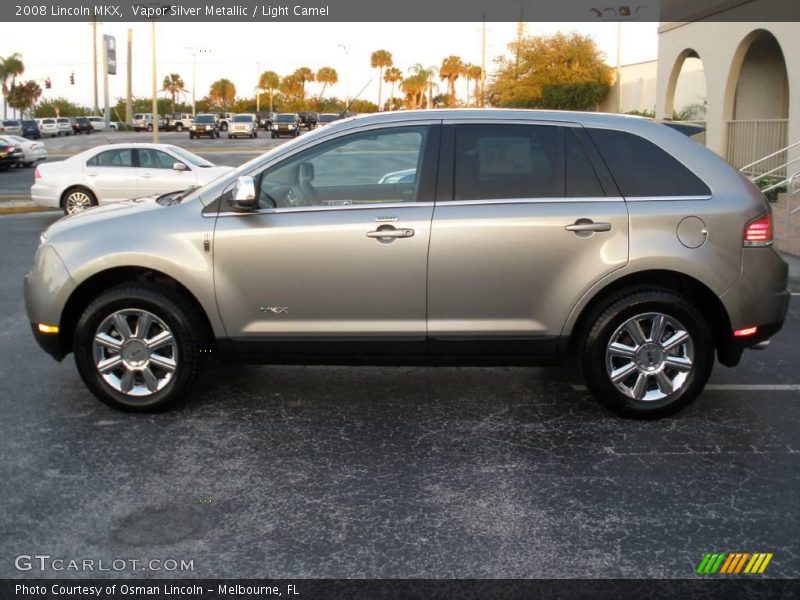 Vapor Silver Metallic / Light Camel 2008 Lincoln MKX