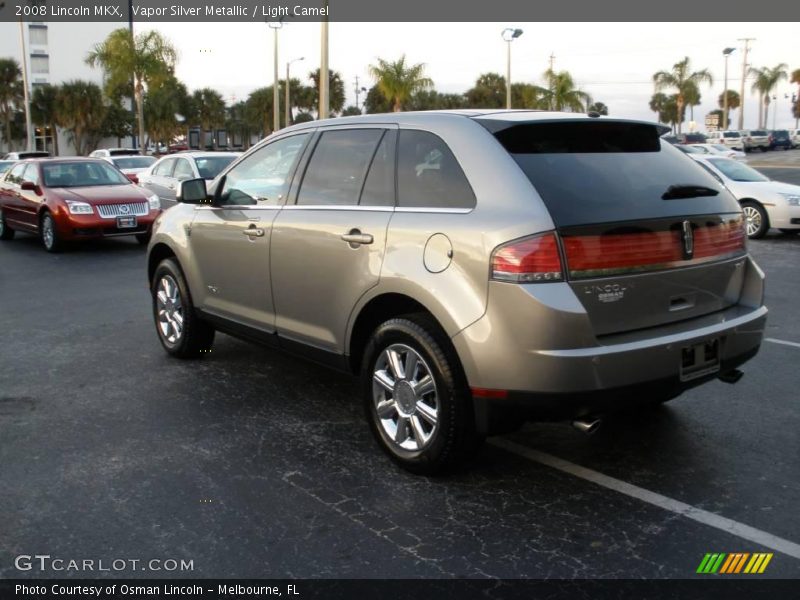 Vapor Silver Metallic / Light Camel 2008 Lincoln MKX