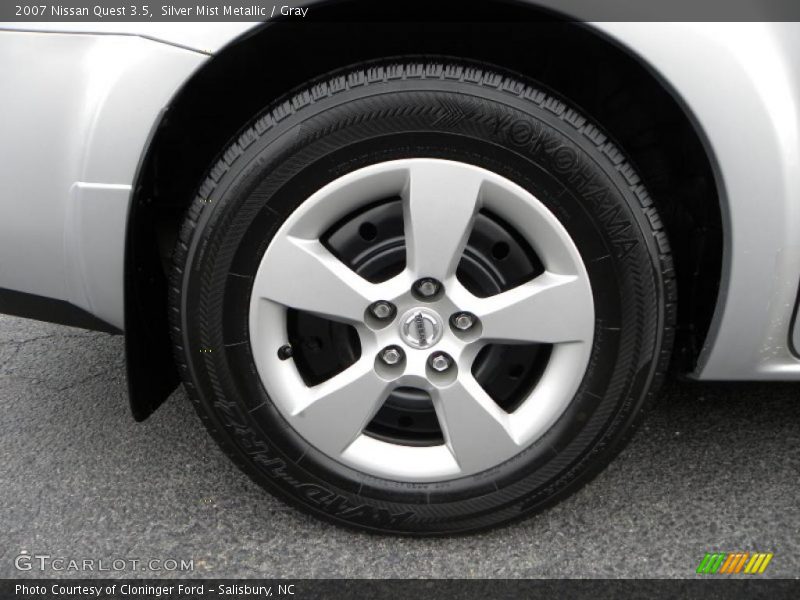 Silver Mist Metallic / Gray 2007 Nissan Quest 3.5