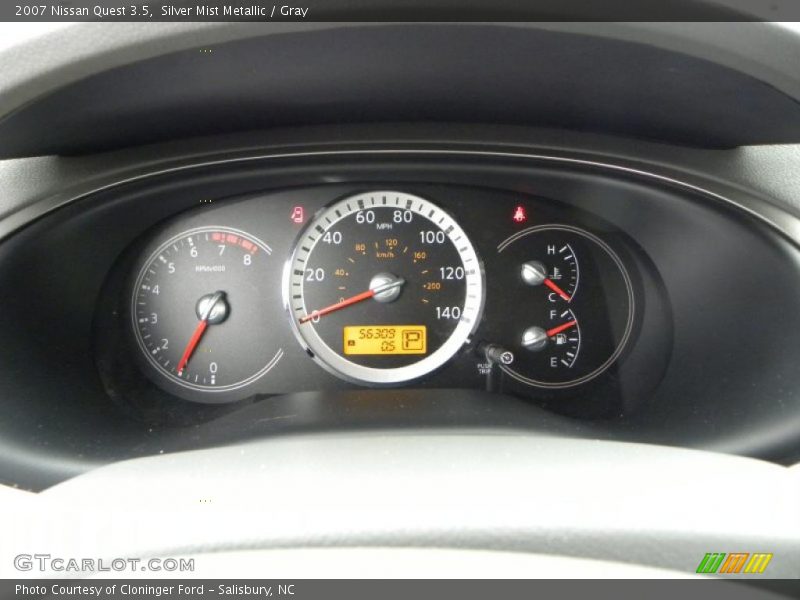 Silver Mist Metallic / Gray 2007 Nissan Quest 3.5