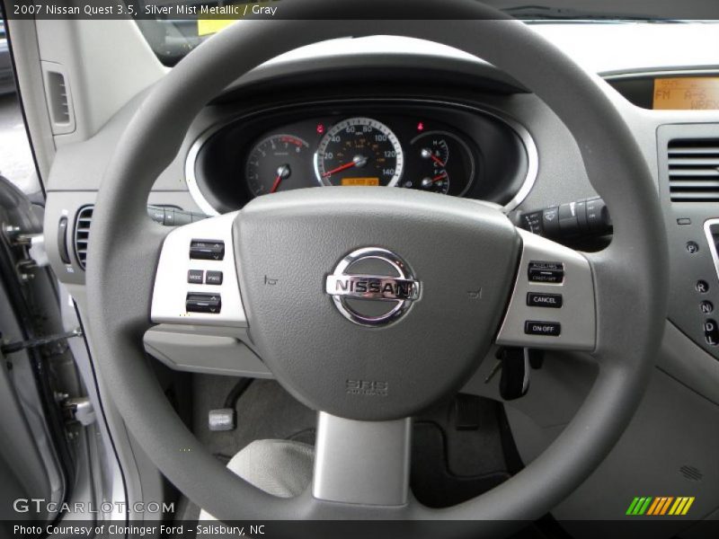 Silver Mist Metallic / Gray 2007 Nissan Quest 3.5