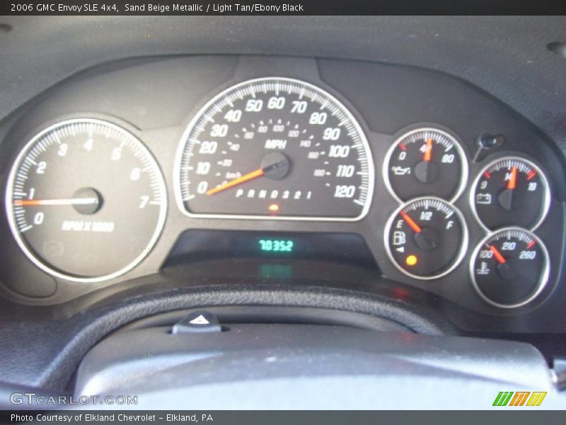 Sand Beige Metallic / Light Tan/Ebony Black 2006 GMC Envoy SLE 4x4